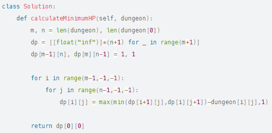 donjon programmation dynamique